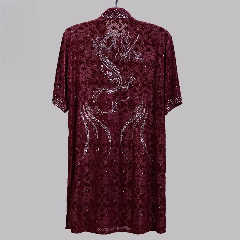 Custom Martial Arts Uniform Kung Fu Suit with Dragon Embroidery Southern Fist Long Fist Reinforced for KungFu Forms Competition