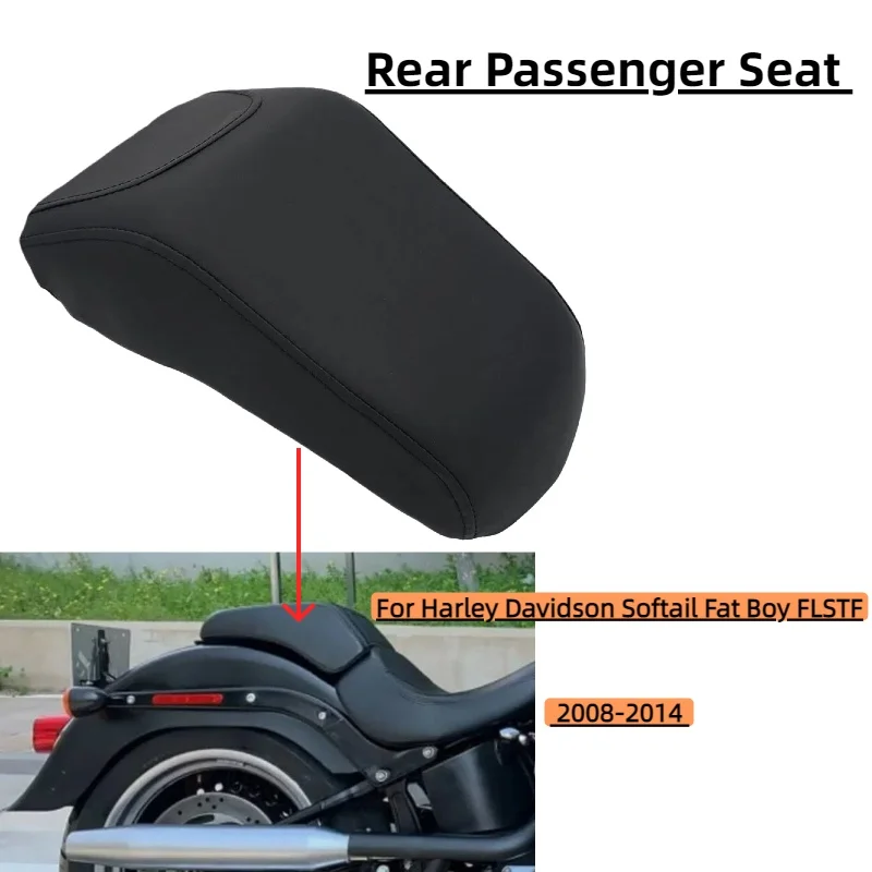 

Мотоциклетная подушка заднего пассажирского сиденья для Harley Davidson Softail Fat Boy FLSTF 2008-2014