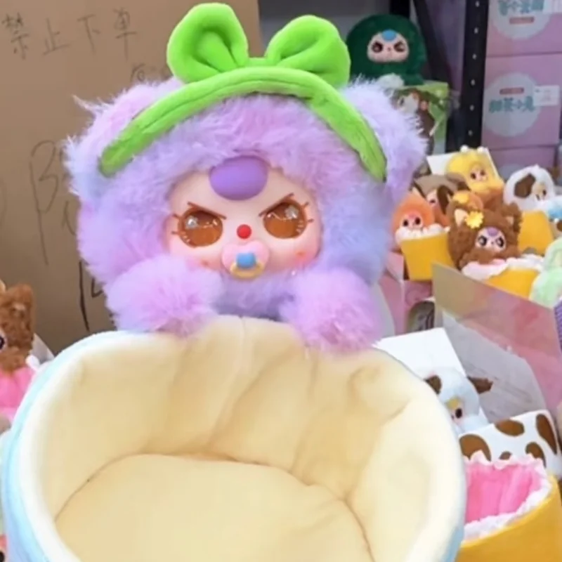 

Authentic Baby Three Storage Basket Series Trendy Blind Box Cute Doll Figurine Toy Girls Gift Collectible Vinyl Face Blind Box