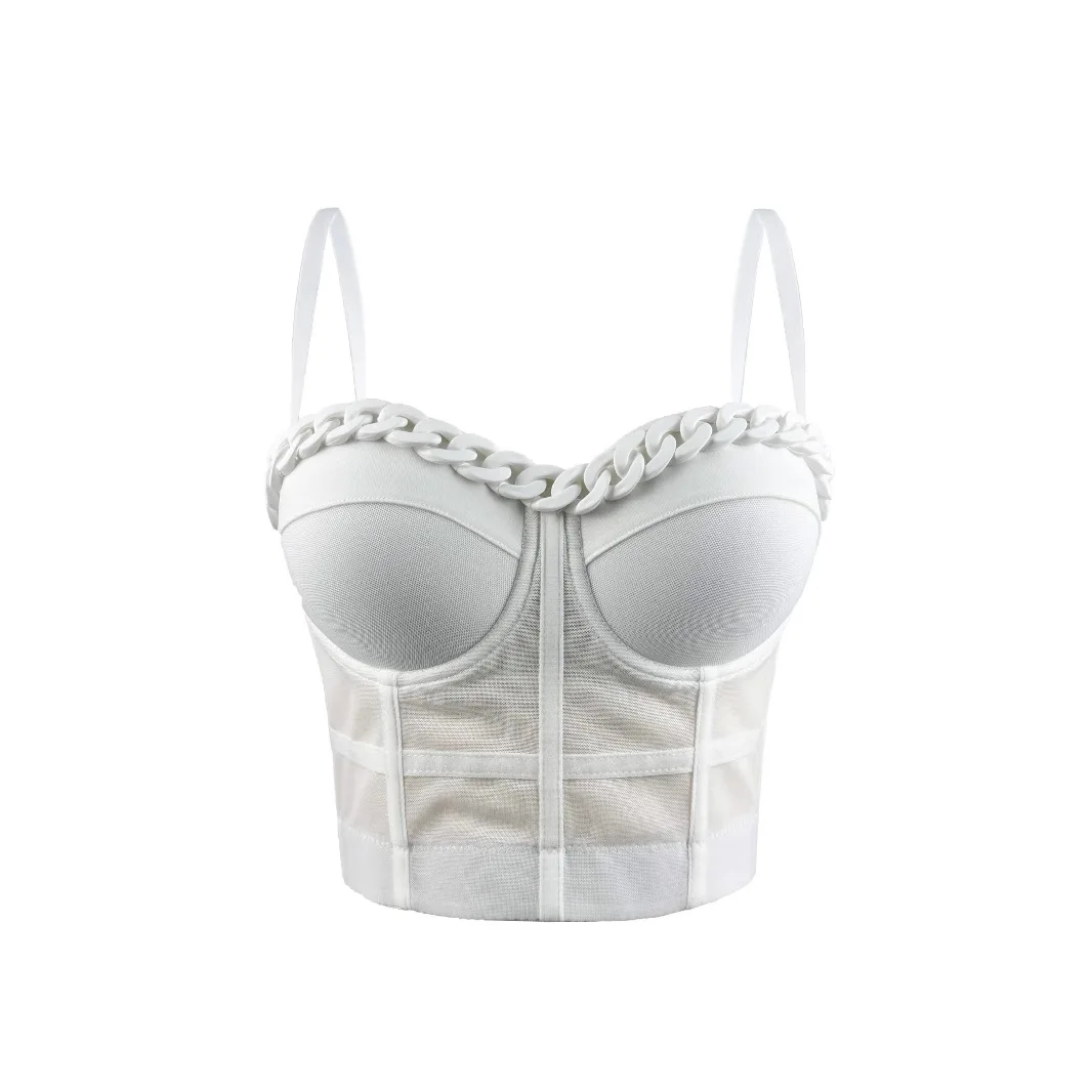 

Женский полупрозрачный топ для взрослых по индивидуальному заказу, модный повседневный бюстгальтер с рыбьей косточкой, сексуальное женское белье, боди, сексуальный костюм