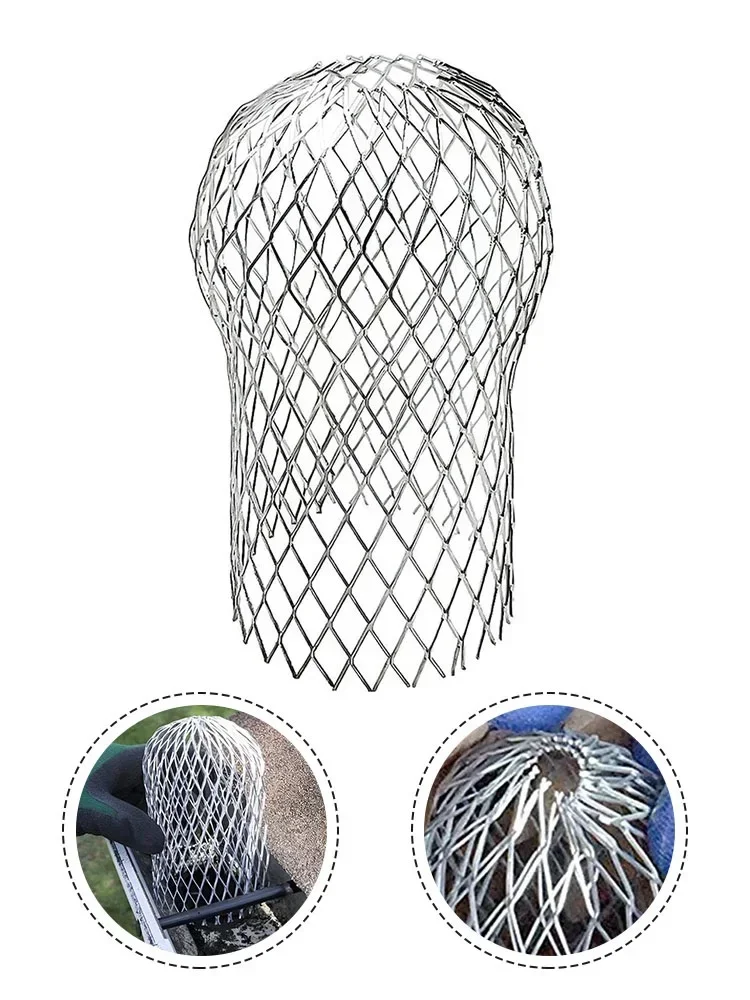 Gutter Guard 3 Inch Expandable Aluminium Filter Strainer Gutter Downspout Guard For Stopping Blockage Leaves