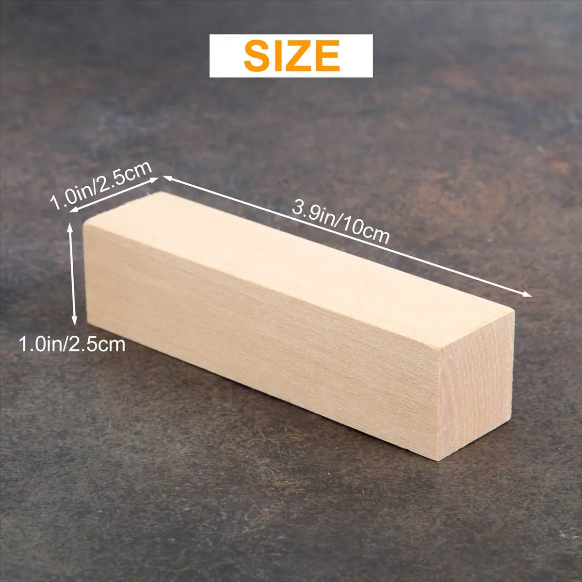 DT38 6Pcs Basswood Carving Blocks for Wood Beginners Carving Hobby Kit DIY Carving Wood