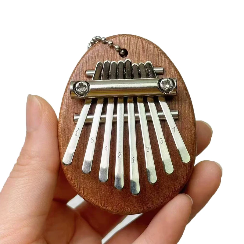 جيب كاليمبا إصبع الإبهام البيانو 8 أدوات الموسيقى الرئيسية اللعب هدايا حفلة عيد ميلاد لتخفيف التوتر والقلق #1