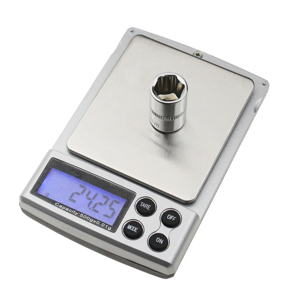 500g x 0.01g Digital Precision Scale Gold Silver Jewelry Weight Balance Scales LCD Display Units Pocket Electronic Scales