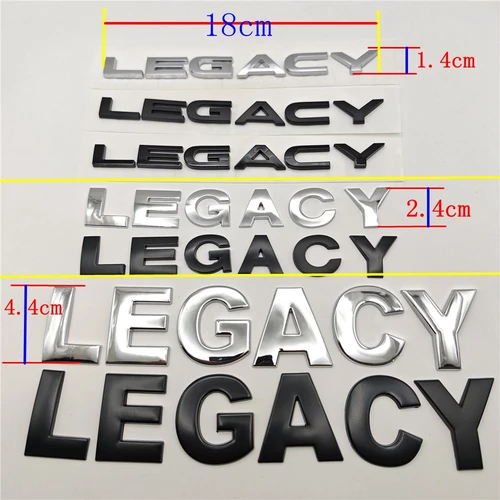 Imagen 2 del producto Calcomanías para maletero trasero, insignia con emblema, letras para coche, pegatina, estilo para Subaru LEGACY