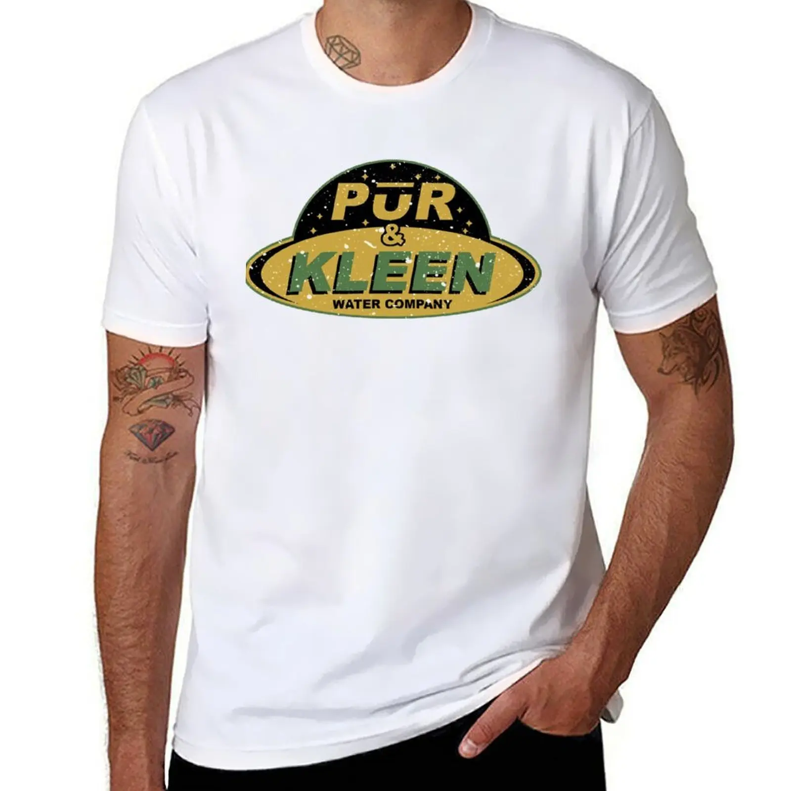 water company pur kleen Classic T-Shirt t shirts designer t shirt man cotton T-Shirt