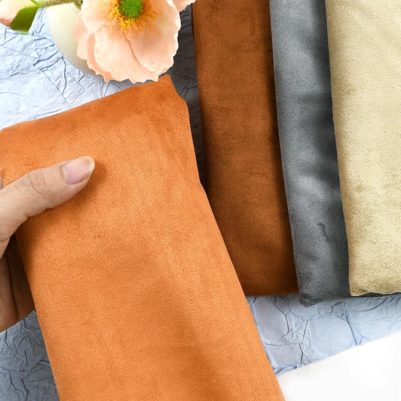 

Meetee 45/90*150cm Four Sided Elastic Suede Fabric for Car Interior Sofa Pillow Sewing Fabrics Automotive Decor Cloth Supplies