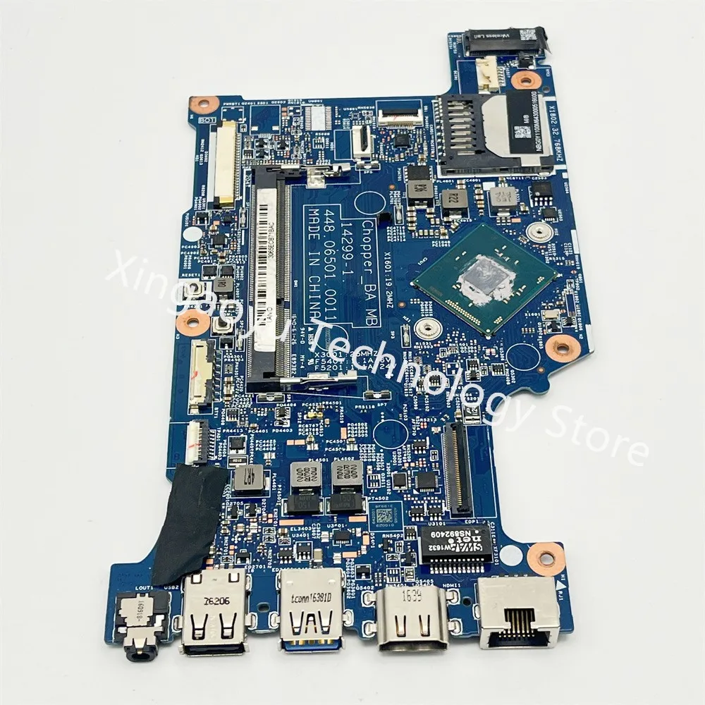 Placa-mãe original do portátil para Acer, R3-131, R3-131T, N3160, N3700, 14299-1, 448.06501.0011, DDR3, 100% testado OK