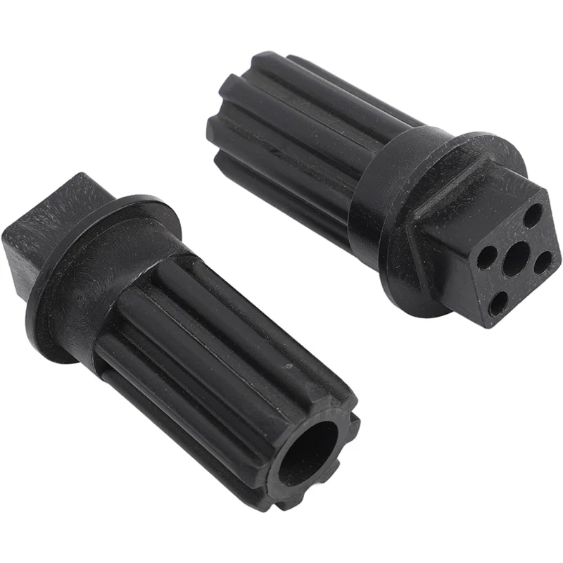 Set of 2 Grinder Screw Coupling Sleeve Quick Installation Black Grinder Screw Coupling Parts for Restaurant Dropship