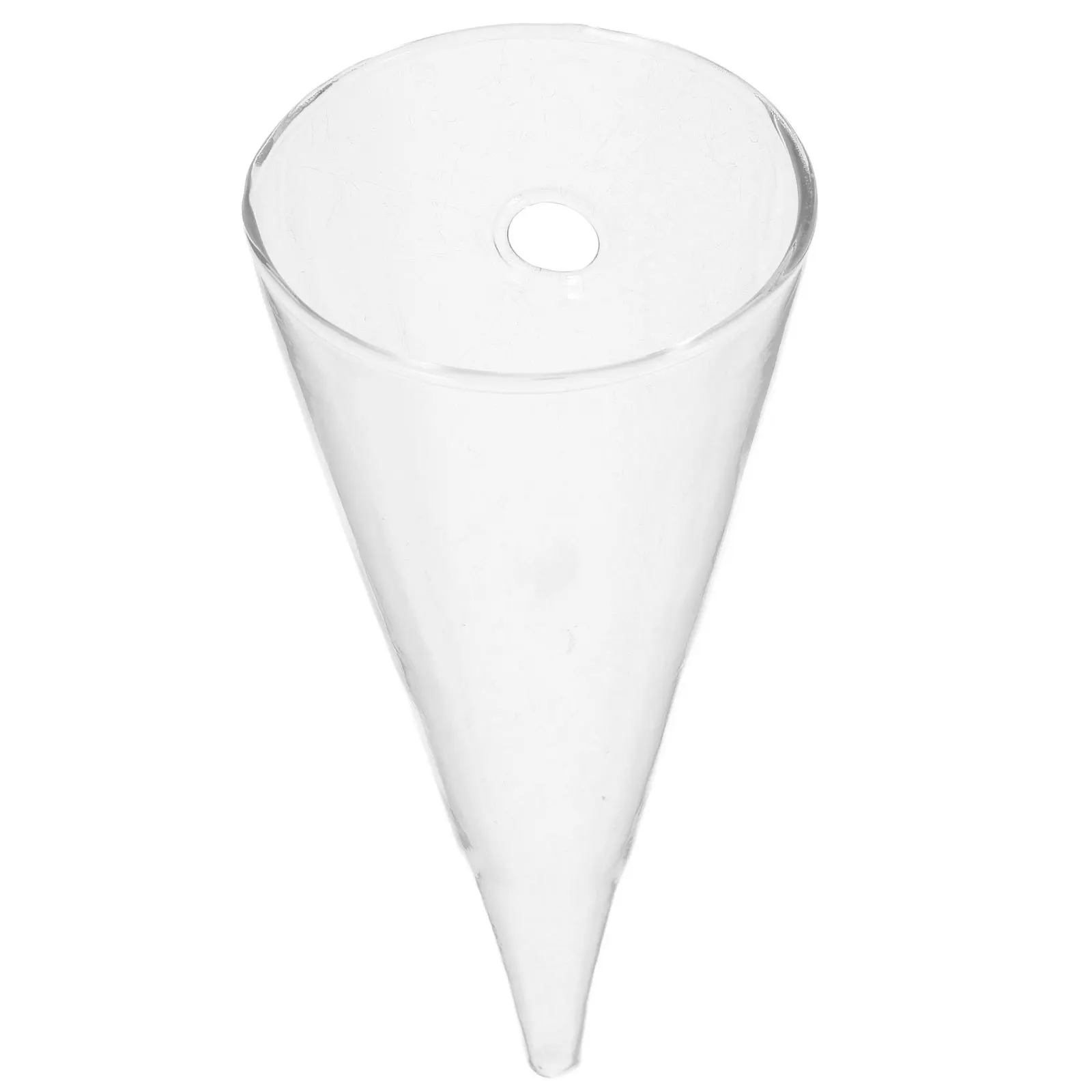 

Clear Glass Wall Vase Hydroponic Cone Planter Wall Mounted Decorative Vase for Flower Home Garden Decor Cone Planter