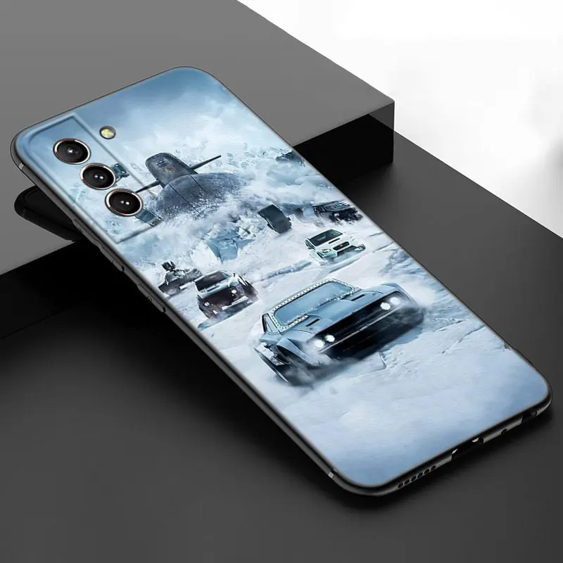 Fast And Furious Black Silicone Phone Case For Samsung Galaxy S20 S23 FE S21 S22 S24 Plus Ultra Note 10 20 Plus Ultra