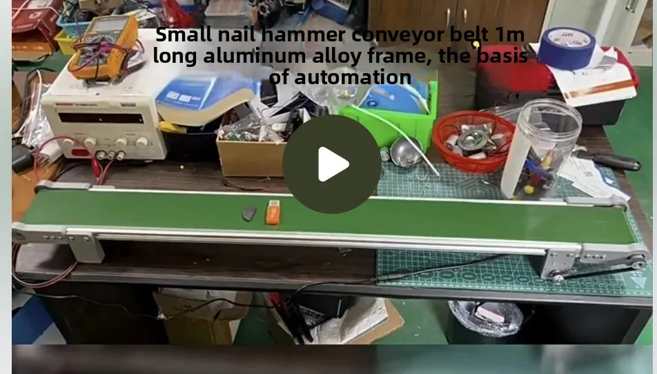 

Small Desktop Conveyor Belt Automatic Counter Production Line DIY Friction Experimental Device for Small Conveyor 10 * 50cm