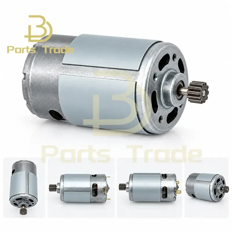 RS550 Motor 18-21V for Charging Drill Lawn Mower Electric Chain Saw 9 Teeth 10 Teeth Replacement Parts Chainsaw Accessories
