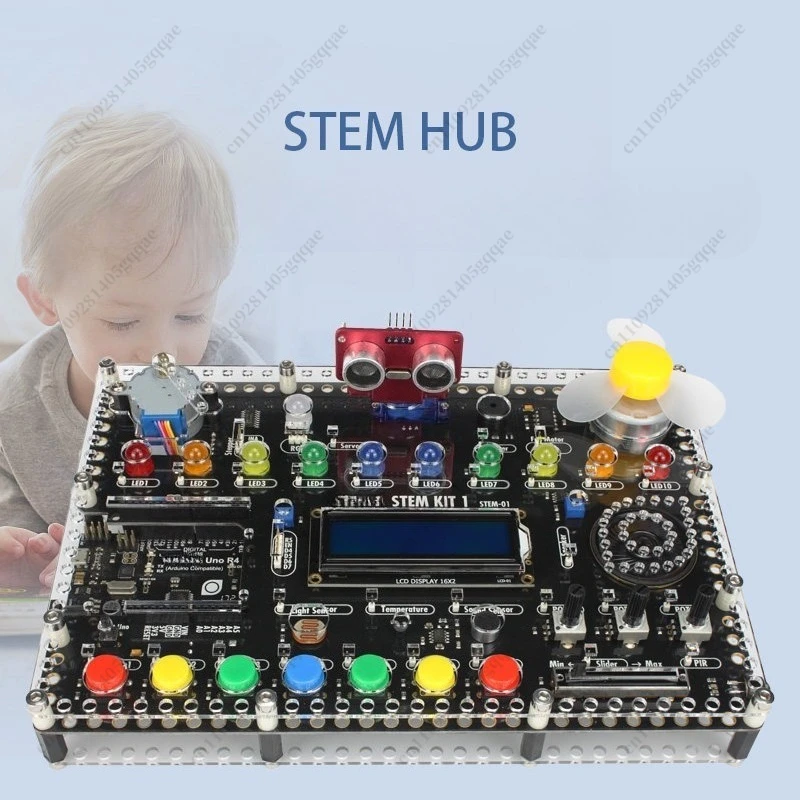 DIY STEM KIT Integriertes Entwicklungsmodul mit UNO R4 Starter-Kit für Elektronik-Programmierung für Anfänger – Detail 3