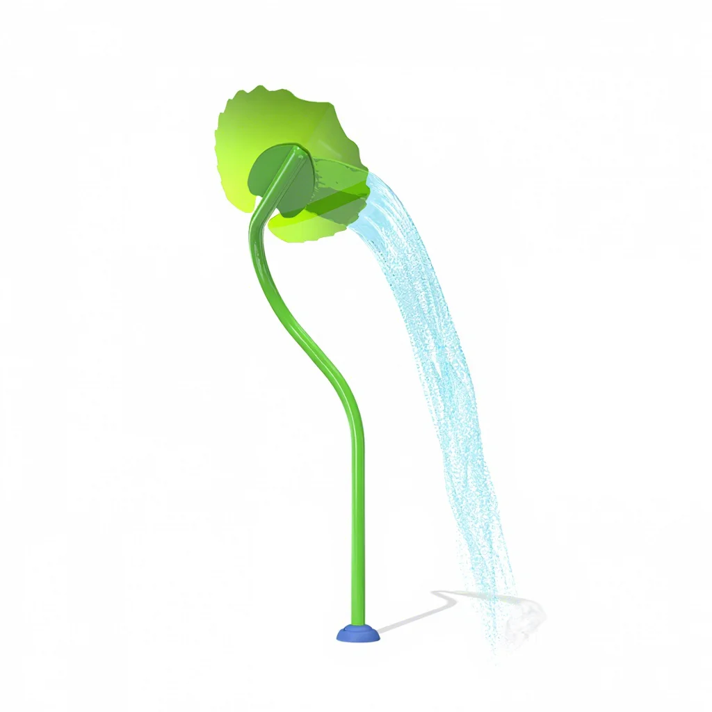 Water Park Toys Water Spray Mat Fiberglass Leaf Spray Toys Children's Customized Interior Design No Logo