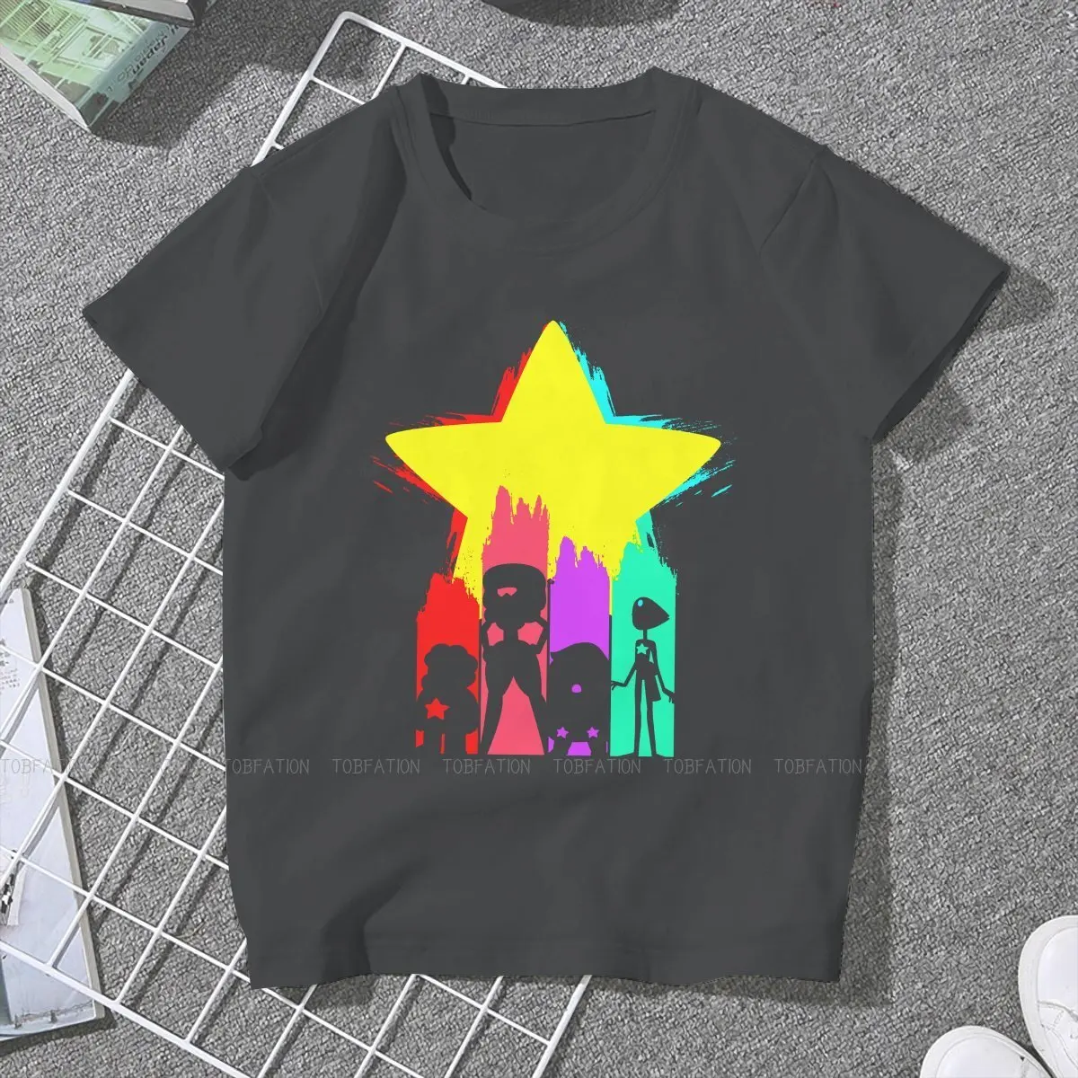 Steven Universe American Animated Crystal Original TShirts Steven Star Distinctive Homme T Shirt Hipster Tops 4XL