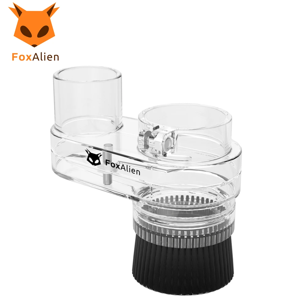 FoxAlien-cepillo de zapatos antipolvo CNC para motores de 42MM y 775 husillos, dispositivo adicional de fresadora para grabador CNC 3018, Masuter