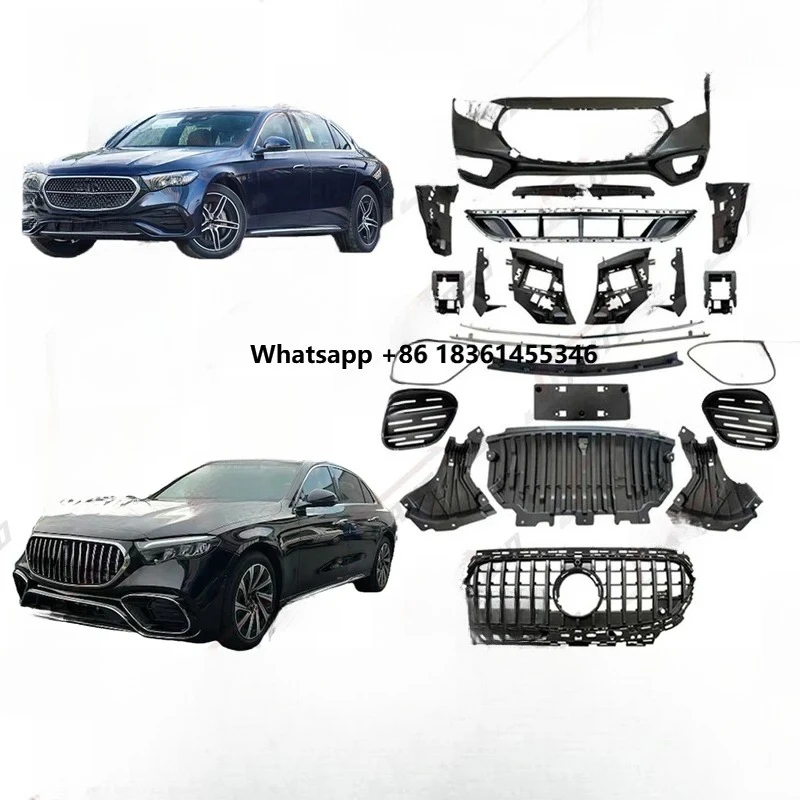 

For E Class W214 To W223 S Class S63 Style Fro Latest Version2025 New Design Auto Modification Conversion Body Kit