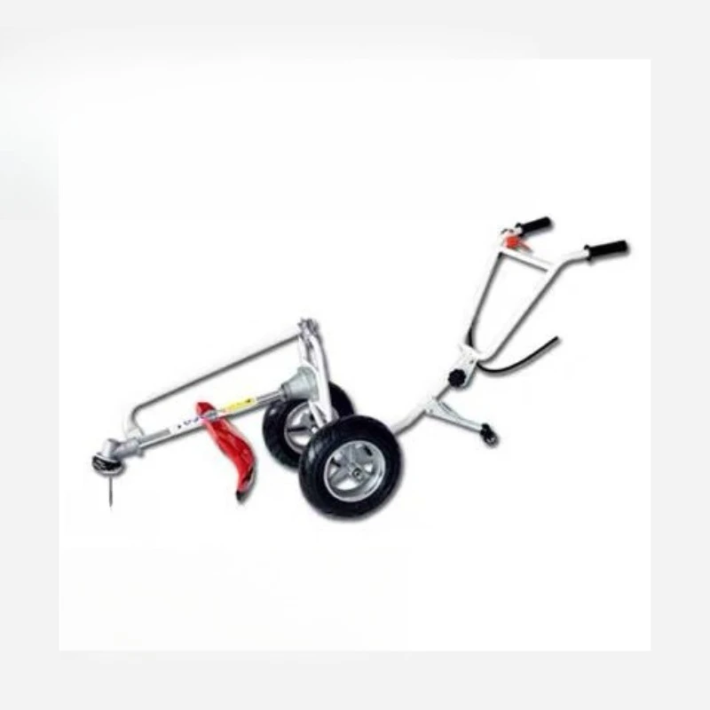 

Hand-held lawn mower, universal frame-mounted side mower