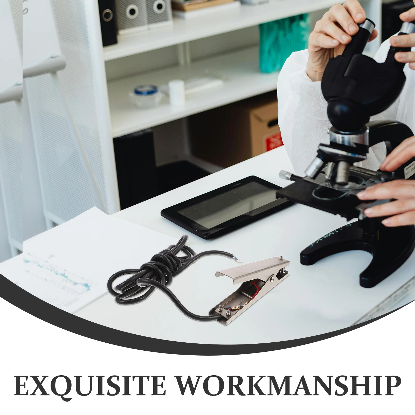 Static Electricity Grounding Clamp Stainless Steel Earth Clip For Fuel Transfer Gas Station Outdoor Use Explosionproof