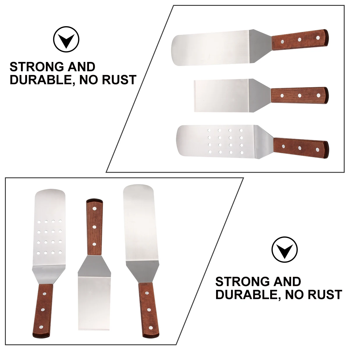 

Pizza Shovel Spatula Kitchen Gadget Cooking Tool Wood Handle Premium Material Practical Barbecue Restaurant Home Buffet