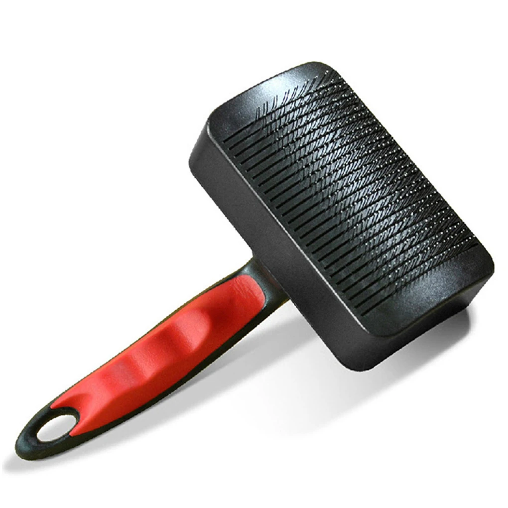 

Расческа-игла для ухода за домашними животными, легко чистится, подходит для всех пород, многофункциональная расческа для ухода за собаками