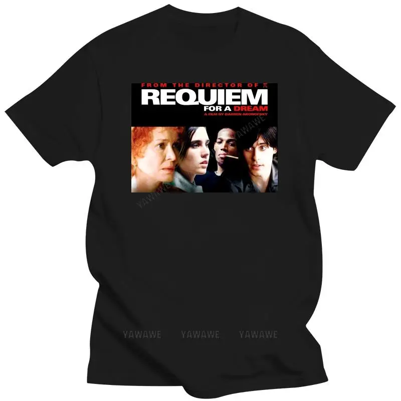 New arrived tshirts brand Requiem for A Dream Movie Theater Film Darren Aronofsky Film Geek Gift Men's Women's Unisex T-Shirt