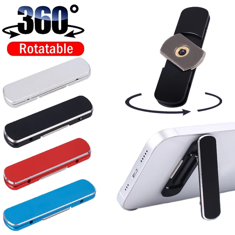 360° Rotation Foldable Mobile Phone Holder Universal Metal Alloy Phone Bracket Desk Stand Support For iPhone Samsung Xiaomi