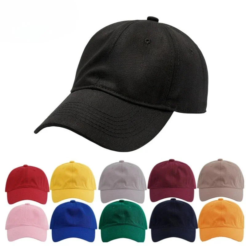 1 six-piece soft-top baseball cap Korean version trendy men's and women's versatile can be embroidered printed logo outdoor cap
