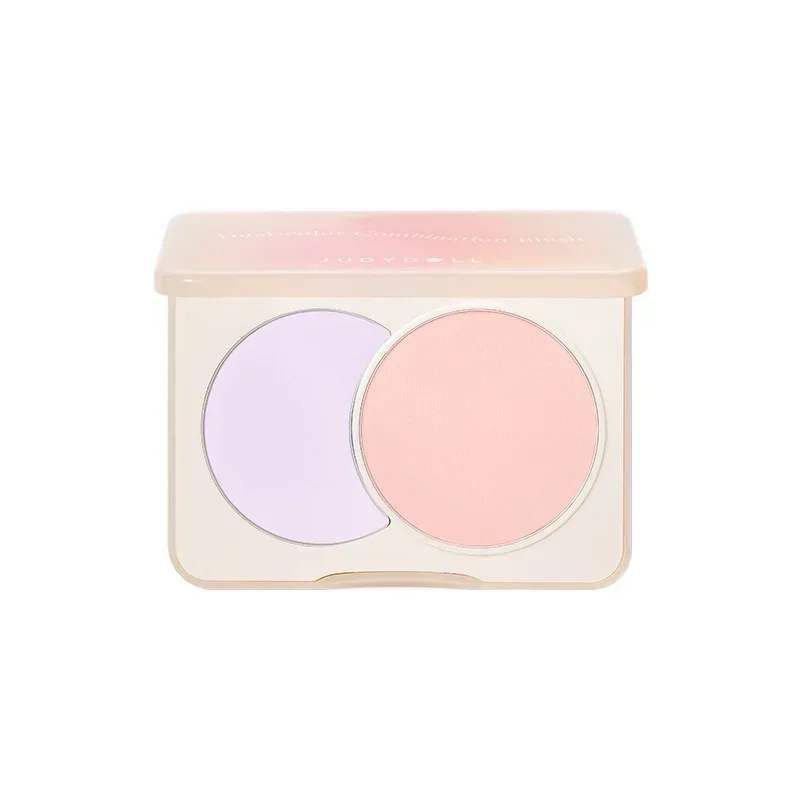 Judydoll double couleur Blush poudre mate fard à joues Palette imperméable dégradé Blush maquillage Rouge être facile à utiliser cosmétiques