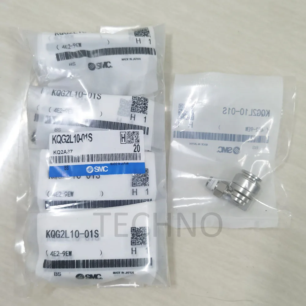 SMC Pneumatic Connectors KQG2L10-01S  KQ2A87  New Energy Vehicle Industry Reinforced Stainless Steel 316