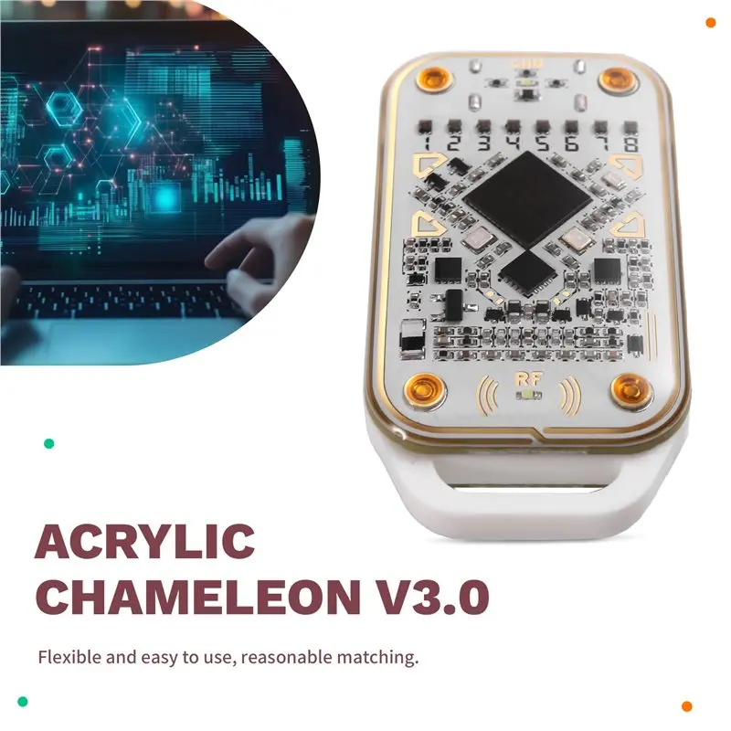 Chameleon V3.0 Reader 125Khz 13.56Mhz RFID Smart Chip Emulator ID IC Card Read Write Functionality Smart Tag Copyer Copier-A