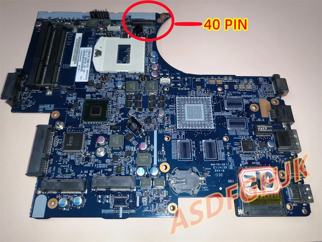 Original 6-71-W6500-D03 for CLEV0 W650SR W670SR K610C K590C K710C notebook motherboard 6-77-W650SZ00-D03  100% Works Perfectly