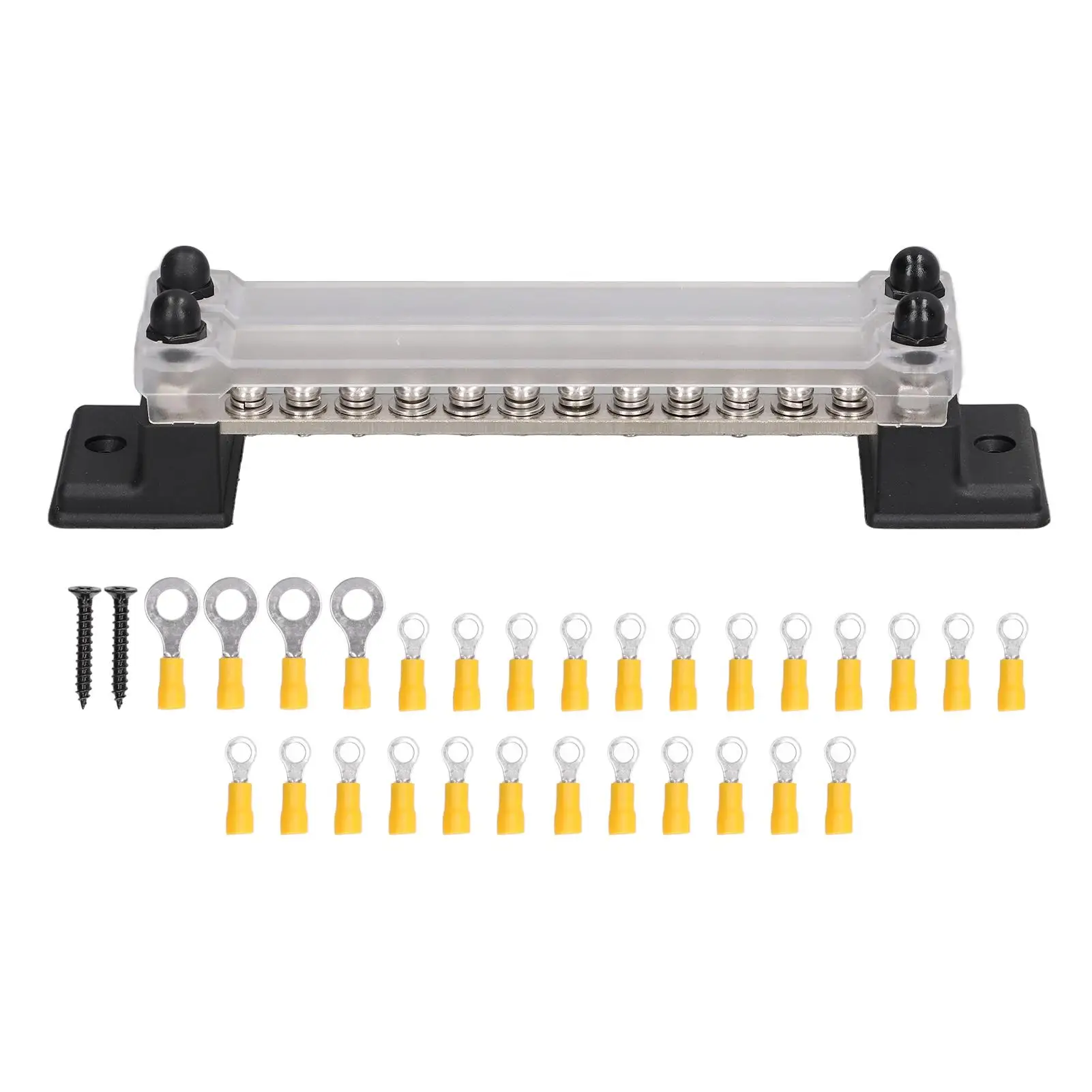 

24 Terminal Bus Bar Power Distribution Terminal Rustproof 48V for car for trailer for truck