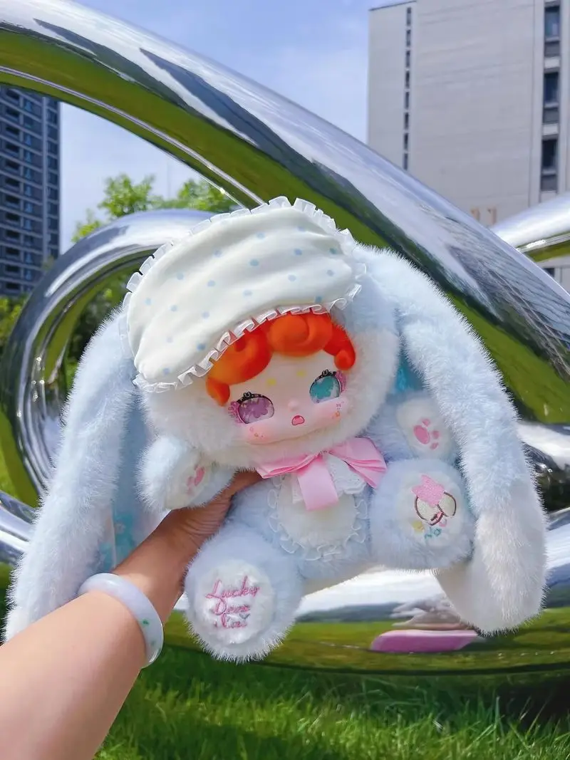 

Lucky Deer Nai Sweet Tea Bunny Vinyl Plush Doll 600% Size Blind Box Christmas Gift For Kids With Quicksand Eyeball Embroidery