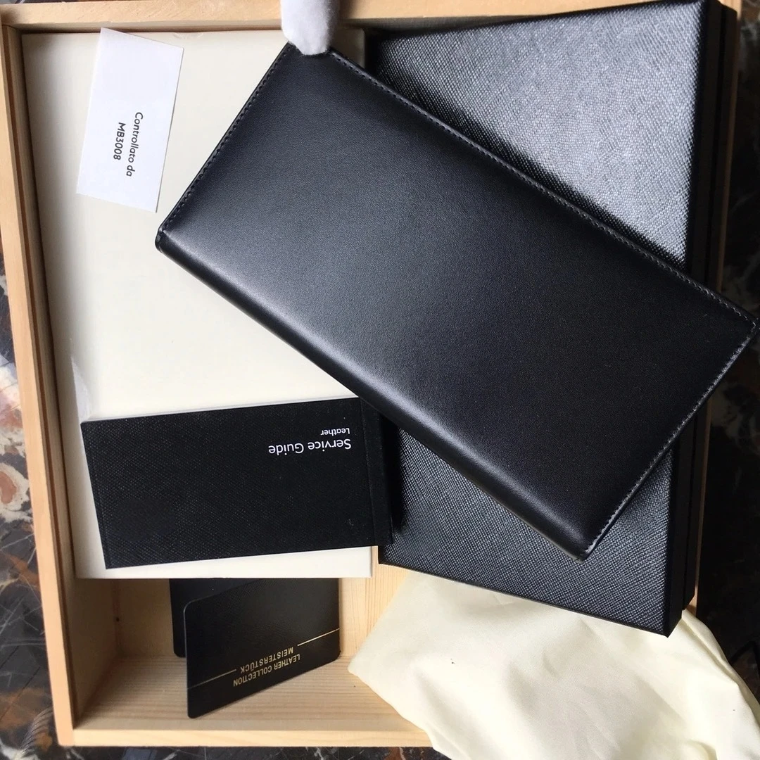 Handmade Suit Wallets Luxury Calfskin Leather Collection Meisterstück Mini Clutch Business Card Holder Money Clips Holiday Gifts