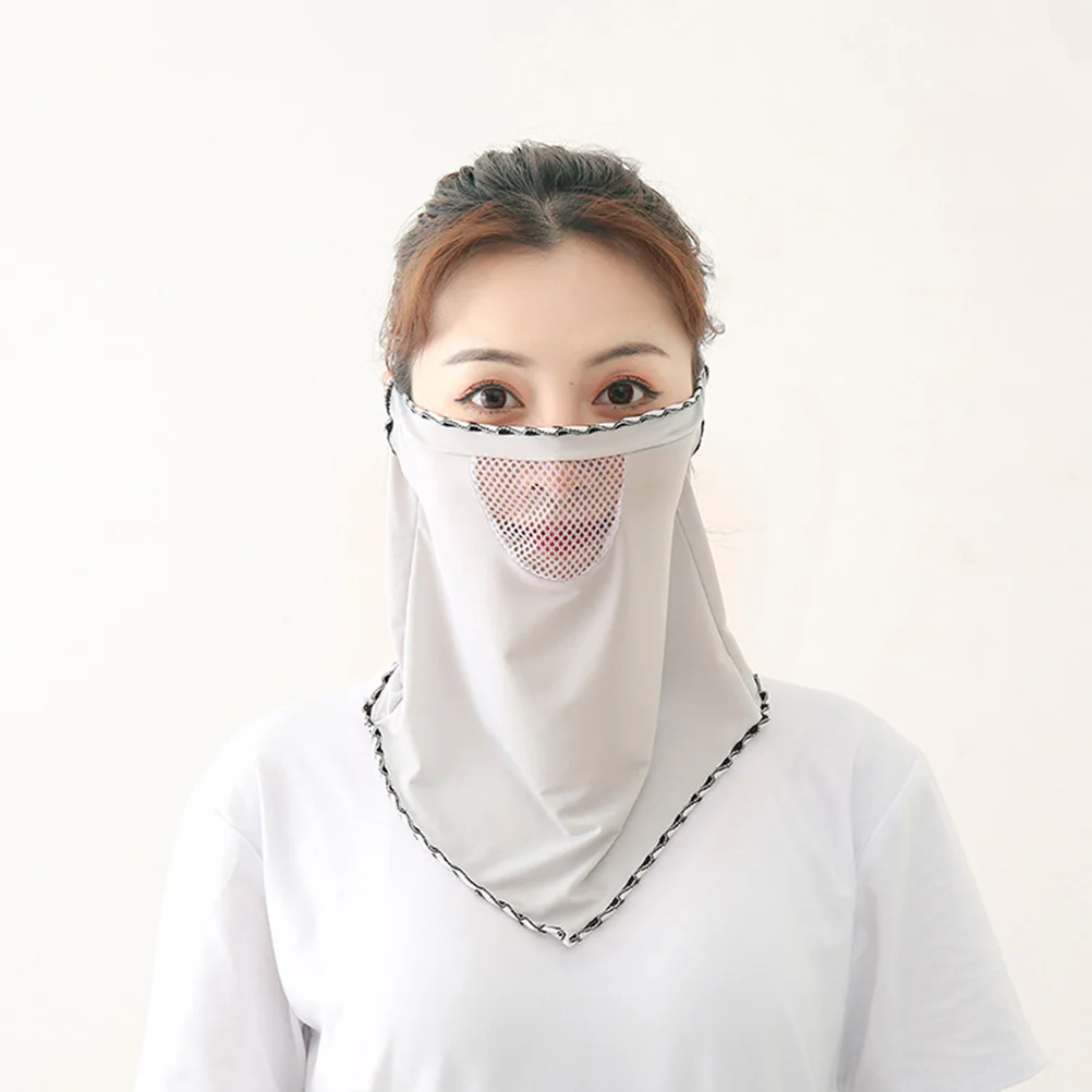 

3Pcs Anti UV Face Cover Sun Shield Scarf Neck Veil Breathing Outdoor Summer Spring Durability Gift Small Light