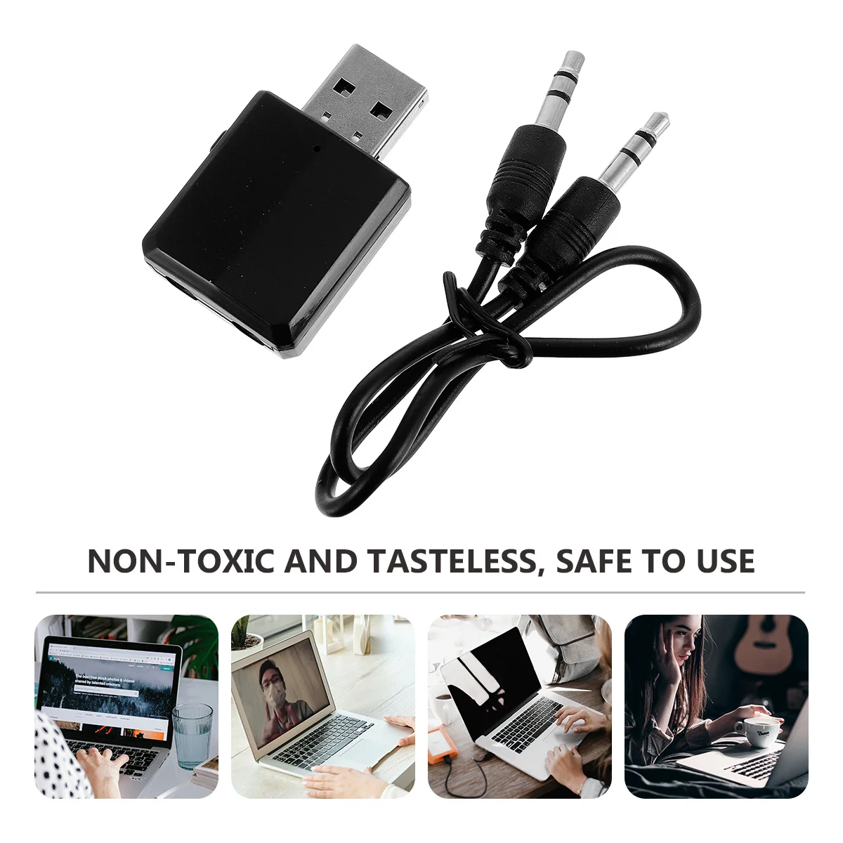 

Adapter Wireless Audio Receiver Usb 5.0 For Computer Laptop Cd Player Smartphone Mp3 Stereo 3 In 1 Mode Tx Rx Switch