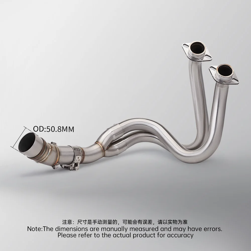 51MM Modified Front Exhaust Manifold Fit FOR Kawasaki 650 ER6N ER6F Z650 Ninja650 view 5