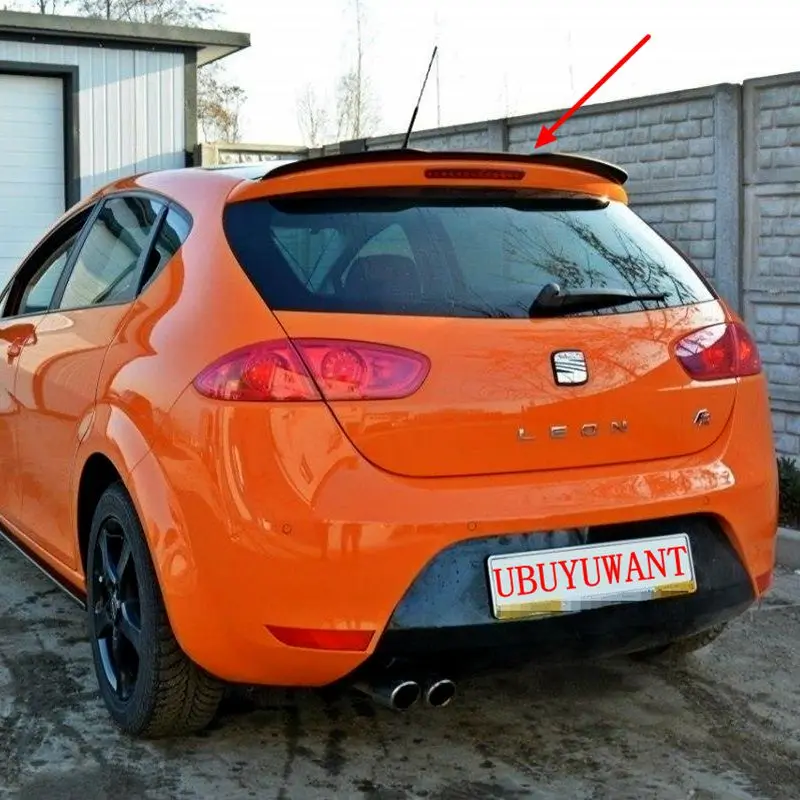 Rear Roof Lip Spoiler For Seat LEON 1P 5F MK3 ABS Car Tail Wing Decoration For ST Cupra TGI / FR Hatchback Universal Spoiler