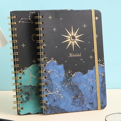Premium Strap, Coil, Diary, Blue, Hot Selling, 8, 3 x 5, 7 inches, 200 pages, Preferred Gift