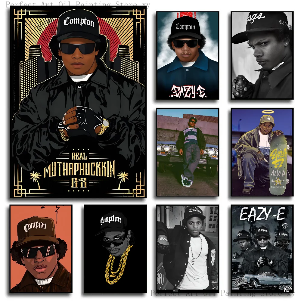 1PC Eazy E Decoration Art Poster Poster Paper Print Home Living Room Bedroom Entrance Bar Cafe Art Painting Decoration