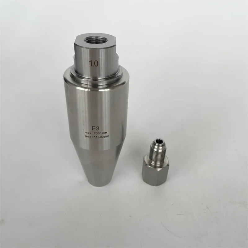 

1000 Bar Ultra-High Pressure Turbo Rotating Nozzle for Rust Removal Hot/Cold Water Surface Cleaning Tool