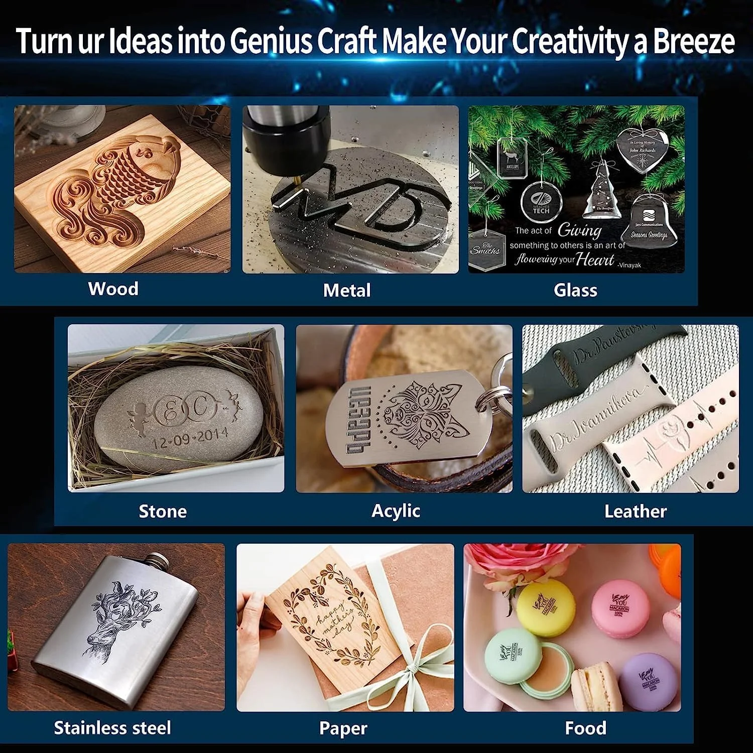 CNC Router Milling Machine 3020 PRO 300W Metal CNC DIY Laser Engraving Machine 3 Axis Limit Switches GRBL Offline Controllor