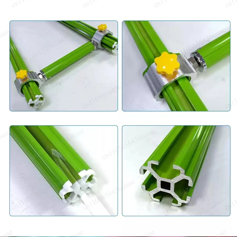 Heavy Duty Adjustable M Shape Cross Stitch Frame, Thickened Aluminum Alloy Sliding Bar Holder for Large Embroidery Fabric