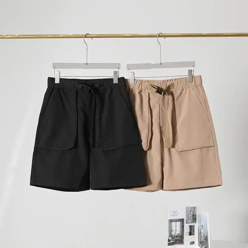 

Men's Summer 2024 New Fashion Casual Joker Loose Version Pocket Decoration Tooling Shorts Retro Zipper Men's Shorts.