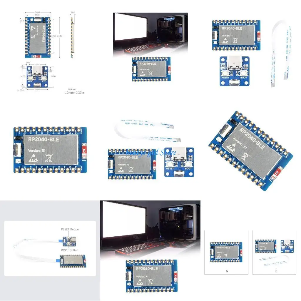 

C7AB Basedon RPI RP2040 Wireless Microcontroller Module for Applications, Processor