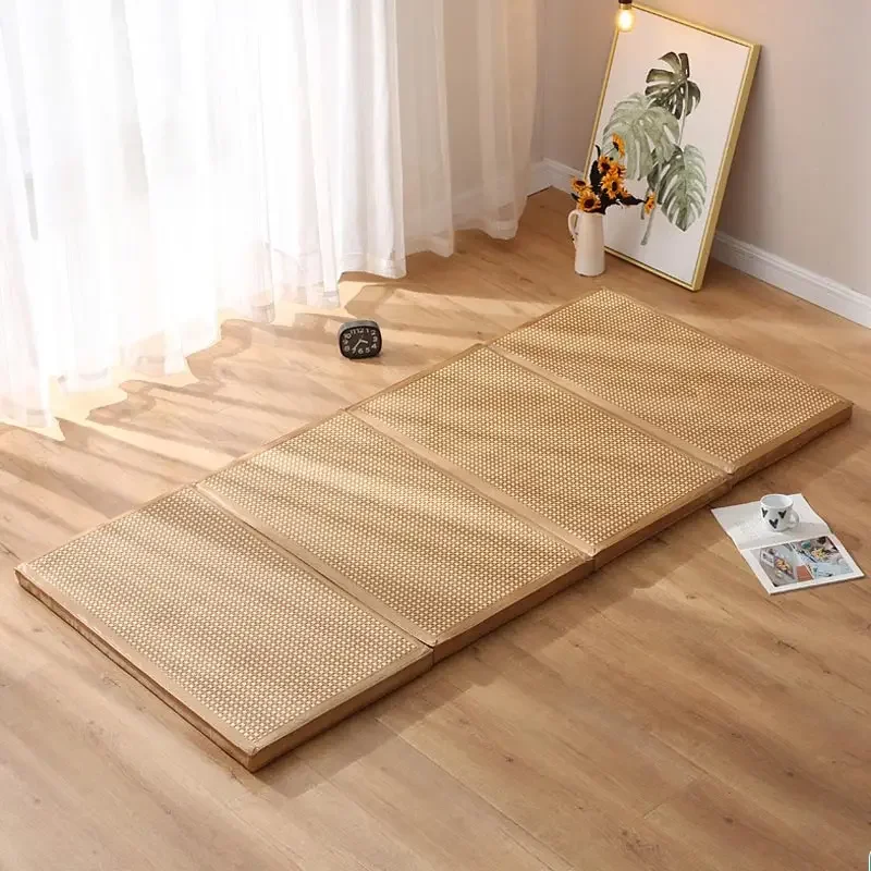 

Natural Rattan Mat Sponge Sleeping Mat Four Seasons Dormitory Mattress Breathable and Wear-Resistant Folding Mattress for Home