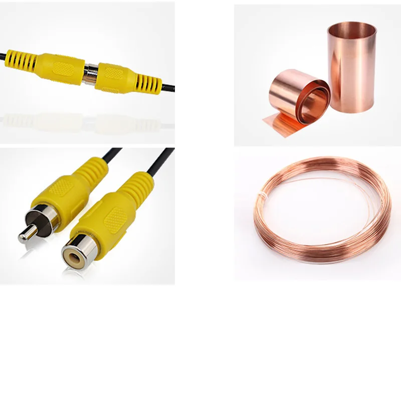 15cm Car Rca Female / Male Audio Cable Cord AV Single-head Video Stereo Connector Extension Wire For Video Camera Speaker C4