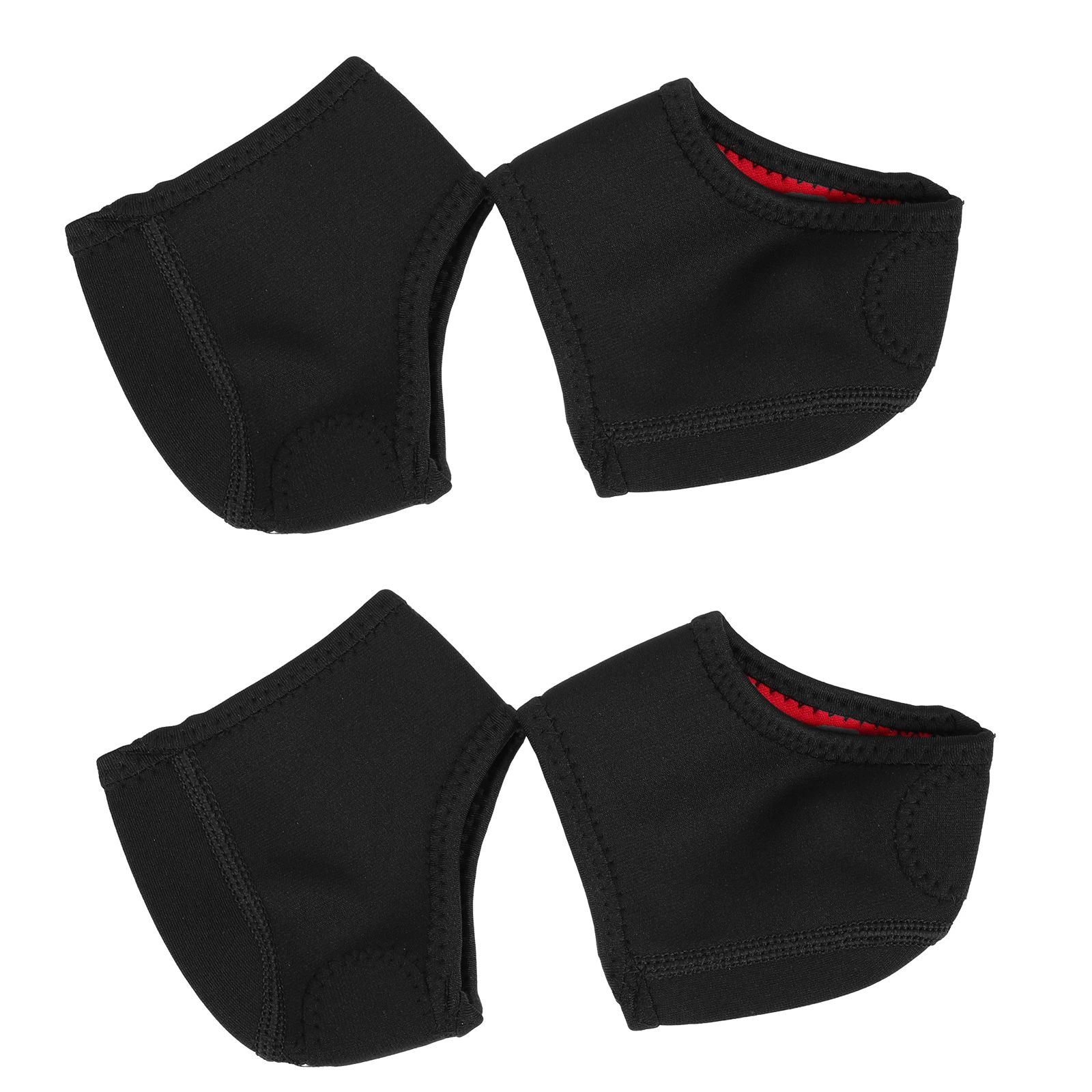 

2 Pairs Heel Warmer Covers Anti slip Sleeve Feet Cushions Breathable Pads Neoprene Women Men Protectors Heel Cups Support